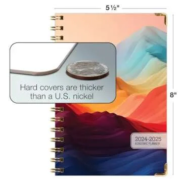 HARDCOVER Academic Planner 2024-2025 - Organize Life's Tasks