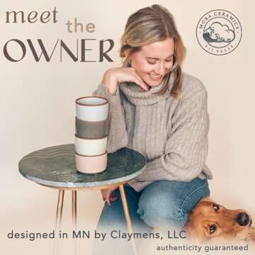 Mora Ceramic Ramekins - 8oz, Set of 6 - Small Oven Safe Baking Dishes/Cups - For Personal Pudding, Creme Brulee, Souffle, Serving Dip, Custard, Ice Cream - Single Mini Bowls - Assorted Neutrals