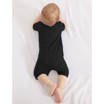 Jimonda Unisex Baby Romper with Soft Fabric and Zipper