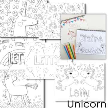 Personalized Kids Coloring Book for Unique Adventures