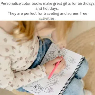 Personalized Kids Coloring Book for Unique Adventures