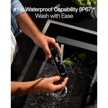 Typhur InstaProbe (Less Than .6 Seconds) Professional Meat Thermometer Digital, Instant Read Thermometer with OLED Display, IP67 Waterproof for Grill, BBQ, Cooking, Smoker, Home Brewing, NSF Certified