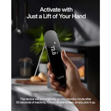Typhur InstaProbe (Less Than .6 Seconds) Professional Meat Thermometer Digital, Instant Read Thermometer with OLED Display, IP67 Waterproof for Grill, BBQ, Cooking, Smoker, Home Brewing, NSF Certified
