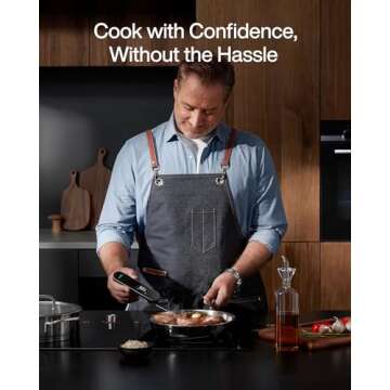 Typhur InstaProbe (Less Than .6 Seconds) Professional Meat Thermometer Digital, Instant Read Thermometer with OLED Display, IP67 Waterproof for Grill, BBQ, Cooking, Smoker, Home Brewing, NSF Certified