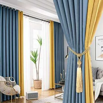 BEL AVENIR Gold Hand-Woven Curtain Tiebacks - 2 Pack