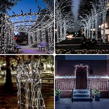LORRYTE Solar String Lights 4-Pack 160FT 400 LED