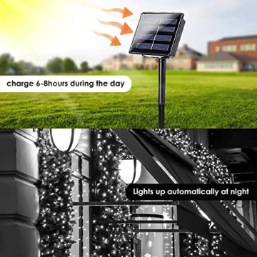 LORRYTE Solar String Lights 4-Pack 160FT 400 LED