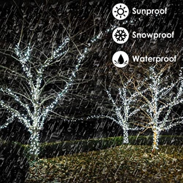 LORRYTE Solar String Lights 4-Pack 160FT 400 LED