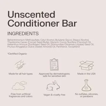 Earthling Co. Conditioner Bar for Healthy Hair Growth