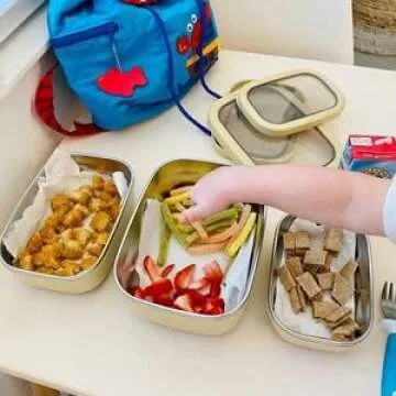 MIRA Stainless Steel Food Storage Containers Set - Eco-Friendly