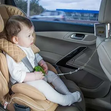 Adjustable Silicone Toy Straps for Babies - Safe & Fun