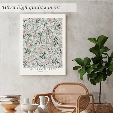 Framed Sage Green Vintage Wall Art Decor Set of 3