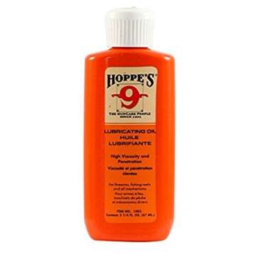 Hoppe's Lubricating Oil, 14.9 ml Precision Bottle, 2.25oz Squeeze Bottle Refill, Silicone Non-Abrasi...