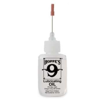 Hoppe's Lubricating Oil, 14.9 ml Precision Bottle, 2.25oz Squeeze Bottle Refill, Silicone Non-Abrasive Gun Cloth - Gun Cleaning Bundle Kit - For Pistol / Handgun / Rifle / Shotgun / AR15