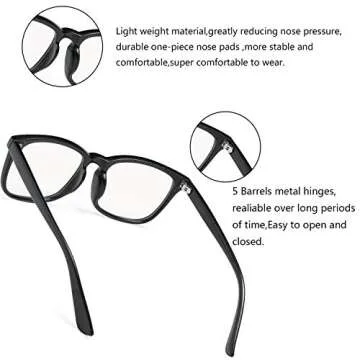 DeBuff Blue Light Blocking Glasses for Men & Women