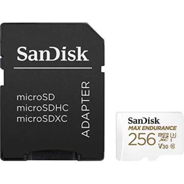 SanDisk MAX Endurance 256GB microSDXC Card for Dash Cams