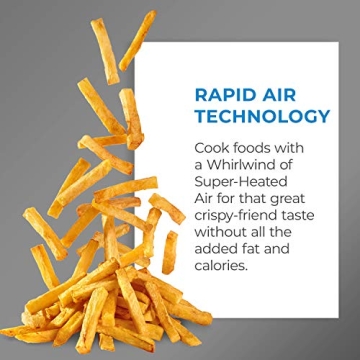 PowerXL Air Fryer Pro with Rotisserie and Dehydrator Features