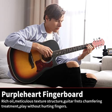 AODSK Acoustic Guitar Beginner Bundle – Complete 41 Inch Set