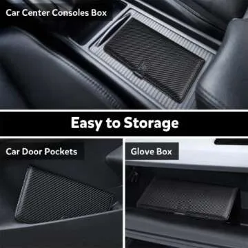 Stylish Vehicle Glove Box Organizer with Magnetic Closure