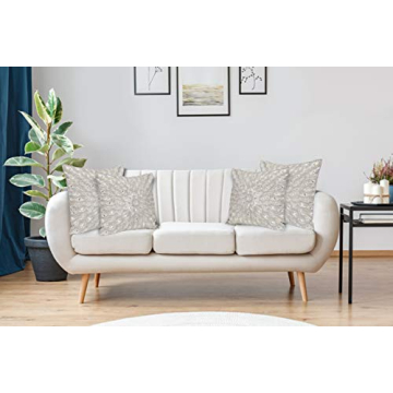 Light & Pro Silver Throw Pillow - Exquisite Decorative Cover