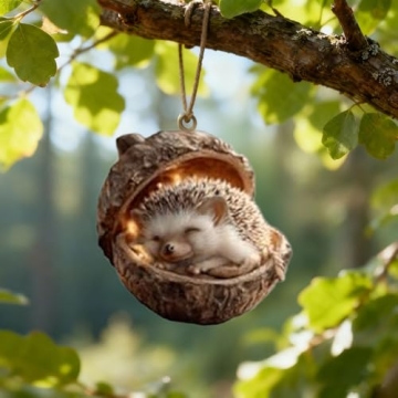 Forest Animal Acorn Ornaments – Cozy Forest Christmas Ornaments, 2025 New Pine Cone Decoration, Wo...