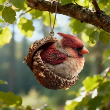 Charming Forest Animal Acorn Ornaments for Home Decor