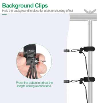 Professional EMART 8.5x10ft White Backdrop for Photography