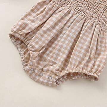 Cute Infant Baby Girls Floral Cotton Romper & Headband