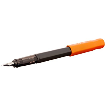 Pilot Kakuno Fountain Pen for Beginners, Fine Nib, Orange Body (FKA-1SR-OF)