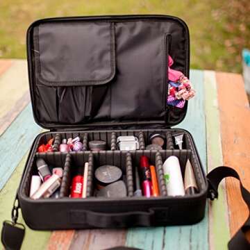 Professional Makeup Case - Travel Friendly & Stylish