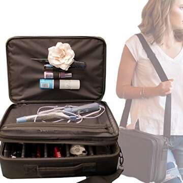 Professional Makeup Case - Travel Friendly & Stylish