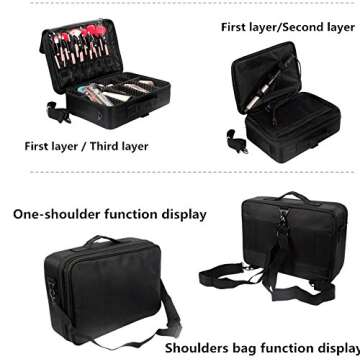 Professional Makeup Case - Travel Friendly & Stylish