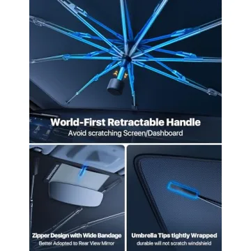 2024 DesertWest Sun Shade Umbrella for Ultimate UV Protection