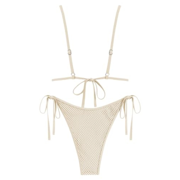 ZAFUL Stylish Triangle Tie Side Bikini Set for Women