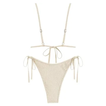 ZAFUL Stylish Triangle Tie Side Bikini Set for Women