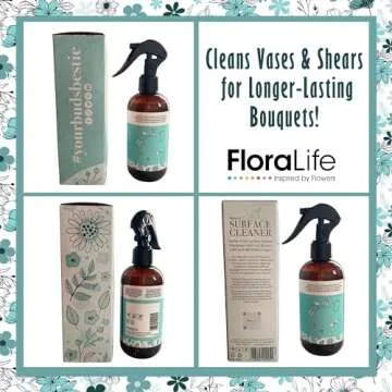 Floralife Surface Cleaner - Gentle Multi-Surface Cleaner Spray for Flower Vases and Tools - 8oz