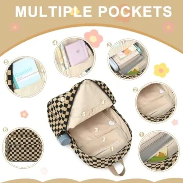 Bluboon Backpack for School Girls Backpack Cute Corduroy Bookbag Kids Backpack Laptop Backpack Gifts for Women