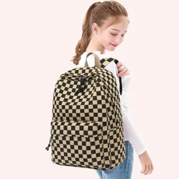 Bluboon Backpack for School Girls Backpack Cute Corduroy Bookbag Kids Backpack Laptop Backpack Gifts for Women
