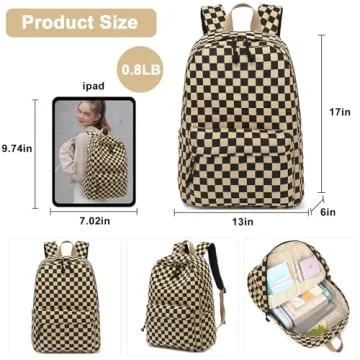 Bluboon Backpack for School Girls Backpack Cute Corduroy Bookbag Kids Backpack Laptop Backpack Gifts for Women
