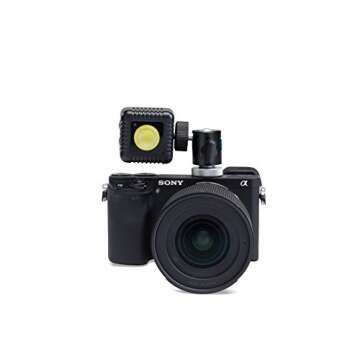 LUME CUBE Portable Photo/Video Lighting Kit, 1 Black, DSLR Camera Mount with Light Stand Adapter