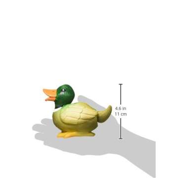 PetSafe Busy Buddy Latex Squeeze Meeze Raccoon, Fun Squeeze Dog Toy with Squeaker - Duck