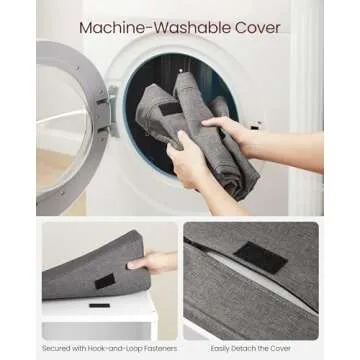 VASAGLE Shoe Bench with Cushion and Adjustable Shelves