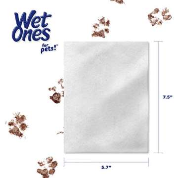 Wet Ones for Pets Extra Gentle Dog Wipes with Witch Hazel for Snout, Eye, Ear, Fragrance-Free Dog Wipes for All Dogs Wipes with Wet Lock Seal (Pack of 8, 240 Count Total)