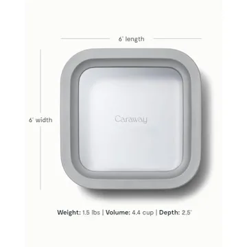 Caraway Glass Food Storage Container - Non Toxic & Stylish