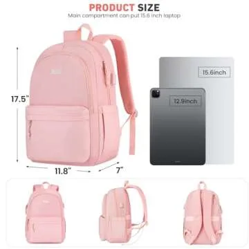 Stylish KROSIAS School Backpack for Teens and Women