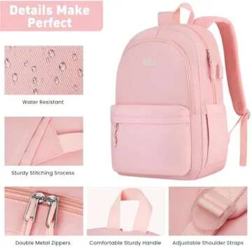 Stylish KROSIAS School Backpack for Teens and Women