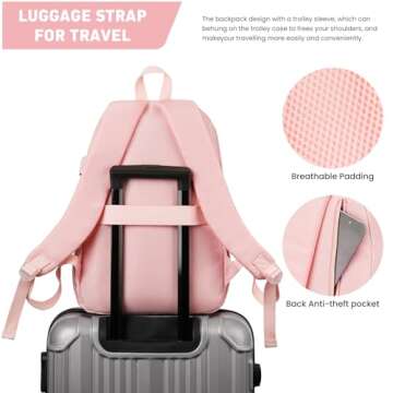 Stylish KROSIAS School Backpack for Teens and Women