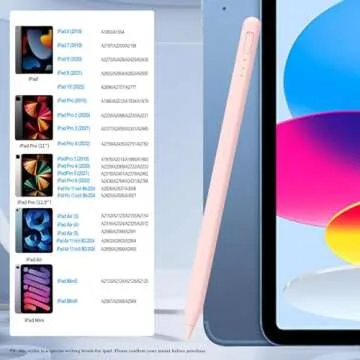 Stylus Pen for iPad 10&9 Gen - Quick Charge, Palm Rejection & Precision