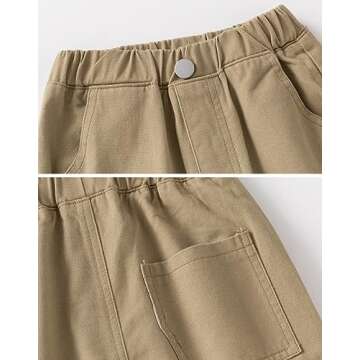 Feidoog Toddler Baby Boys 3 Pack Sweatpants Solid Cotton Elastic Waist Trousers Active Jogger Pants,...