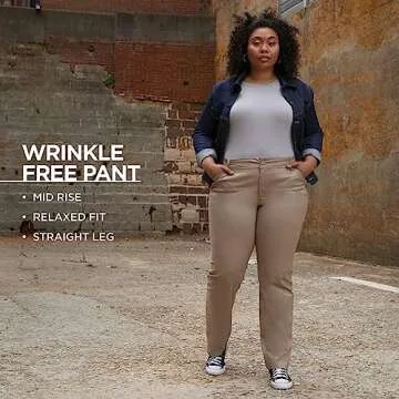 Lee Plus Size Wrinkle Free Relaxed Fit Pants for All Occasions